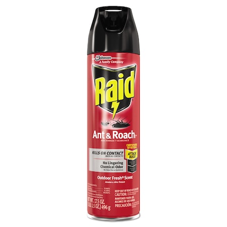 Ant and Roach Killer, 17.5 oz Aerosol Spray, Outdoor Fresh, 12PK MPN:660574