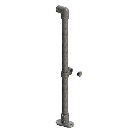Stanchion, Silver, 3 1/8 ft Length, Galvanized MPN:407255