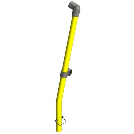End Kit, Inclned Stanchion(3:12), Sfty Yel MPN:409155