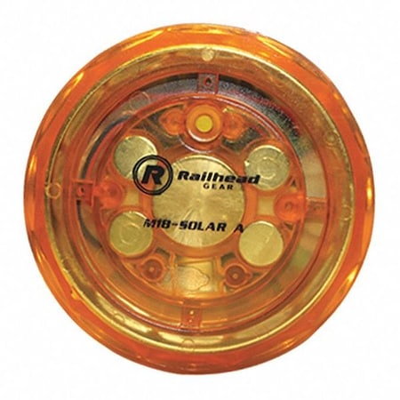 Solar Led Warning Lights, Amber MPN:M18-SOLAR A1