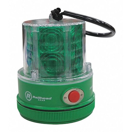 Revolving Led Safety Lights, Green MPN:RM18-LED G