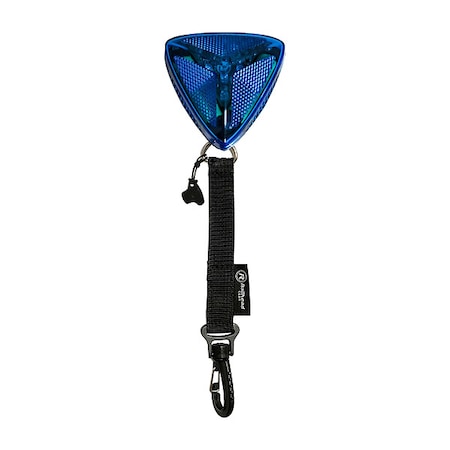 Warning Light, Blue, LED, 2 AA Batteries MPN:M25-B