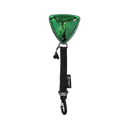 Warning Light, Green, LED, 2 AA Batteries MPN:M25-G