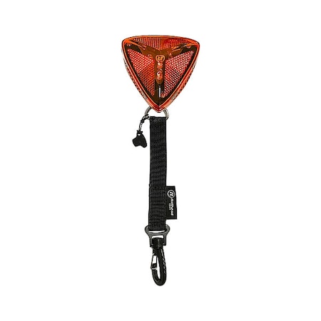Warning Light, Red, LED, 2 AA Batteries MPN:M25-R