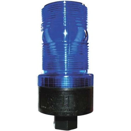 Warning Strobe, Blue, LED, 120VAC MPN:M490-LED B