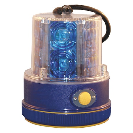 Revolving Safety/Warning Light, Blue MPN:RM18-LED B