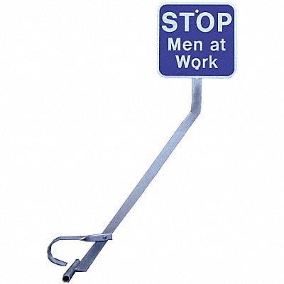 Portable Rail Clamp Sign Holder and Sign MPN:Econ Clamp SS