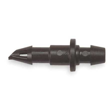 Coupling, 1/4 In. Tubing, Blk, Plstc, PK10 MPN:BC25/10PS