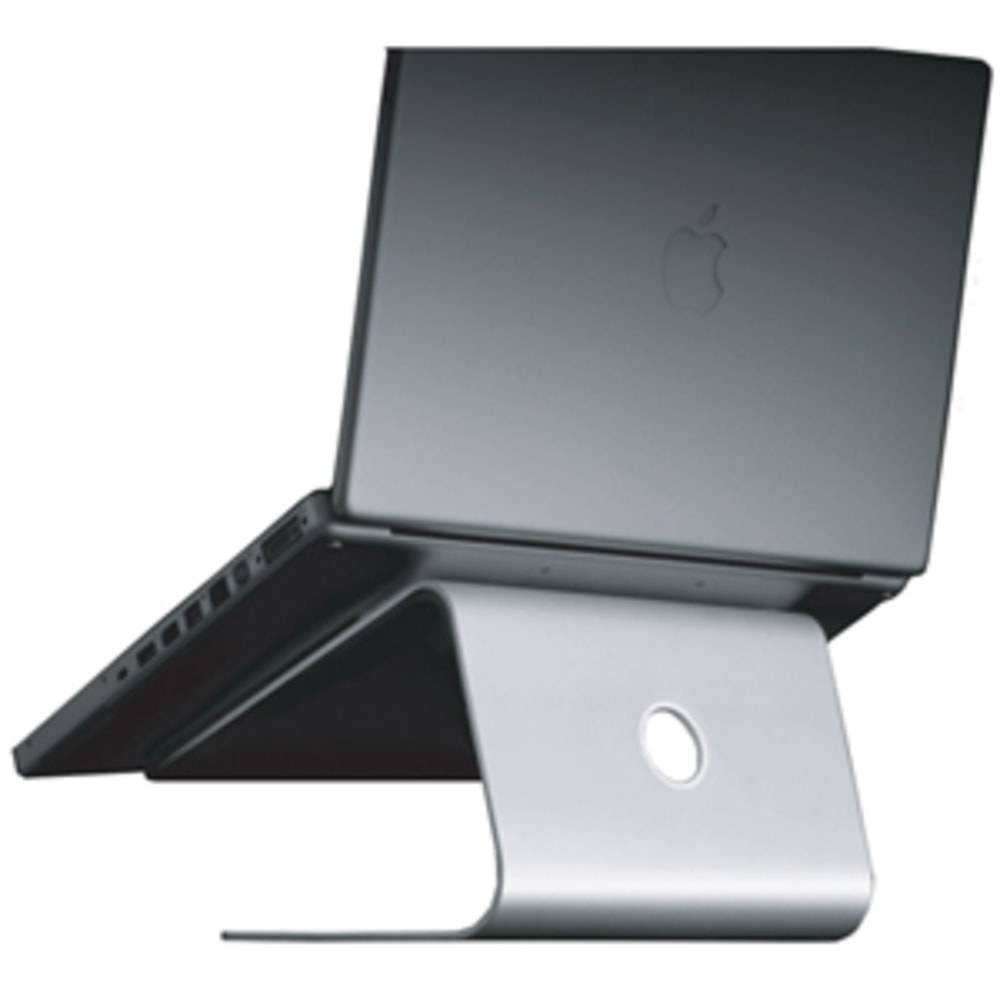 Rain Design mStand Laptop Stand - Silver - mStand transforms your notebook into a stylish and stable workstation so you can work comfortably and safely all day. (Min Order Qty 2) MPN:10032