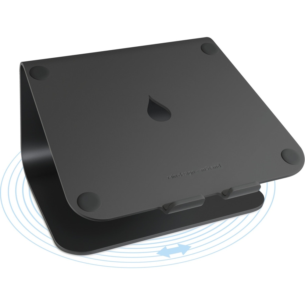 Rain Design mStand360 Aluminum Laptop Stand With Swivel Base, Black MPN:10076
