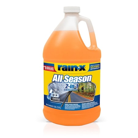 Windshield Washer Fluid, Orange, 1 gal MPN:RAIN113625