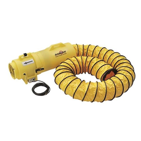 Blower/Exhauster Kit, 8 In, 1/3 HP, 230V MPN:UB20