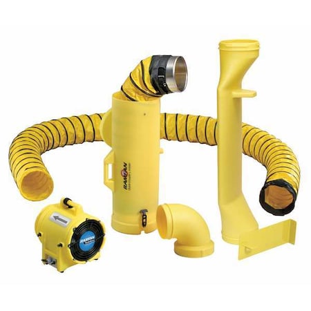 Manhole Entry System, 8 In, 1/3 HP MPN:UB20/MED