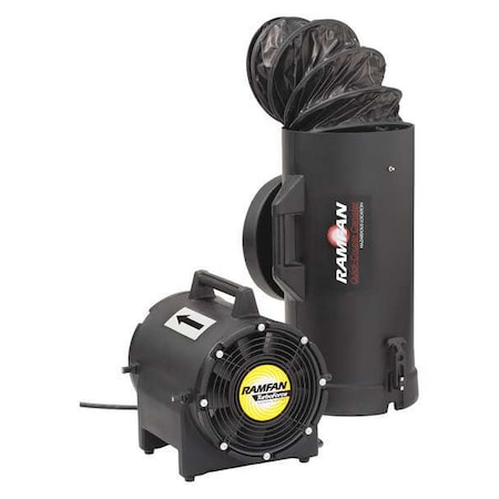 Conf.Sp.Fan w/duct, Ex-Prf, 8In, 1/4HP, 230V MPN:UB20XX