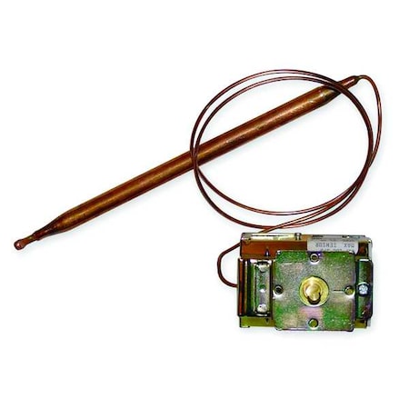Line Voltage Mechanical Thermostat, Heat or Cool, 64 to 101F, Exposed Dial, 125 to 277V, 1C, 1H MPN:C17-100