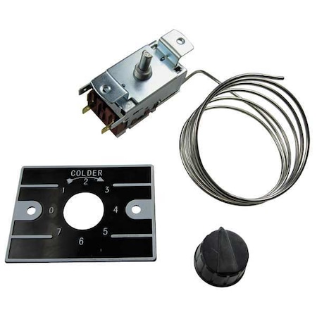 Freezer Control, Closes on Rise, SPST, -12 Degrees to 15 Degrees F, Normal Open, 120/240V AC MPN:K50Q-1126-001