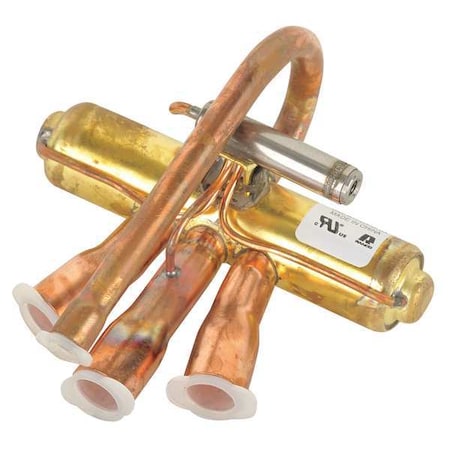 Heat Pump Reversing Valve, Brass, 4-Way MPN:V2-410060-470