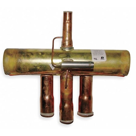 Heat Pump Reversing Valve, Brass, 4-Way MPN:V6-414080-170