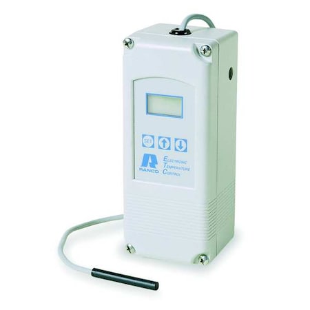 Electronic Temperature Control, Heat/Cool, -30 to 220 Degrees F, SPDT x 1, Single Stage, Universal MPN:ETC-111000-000