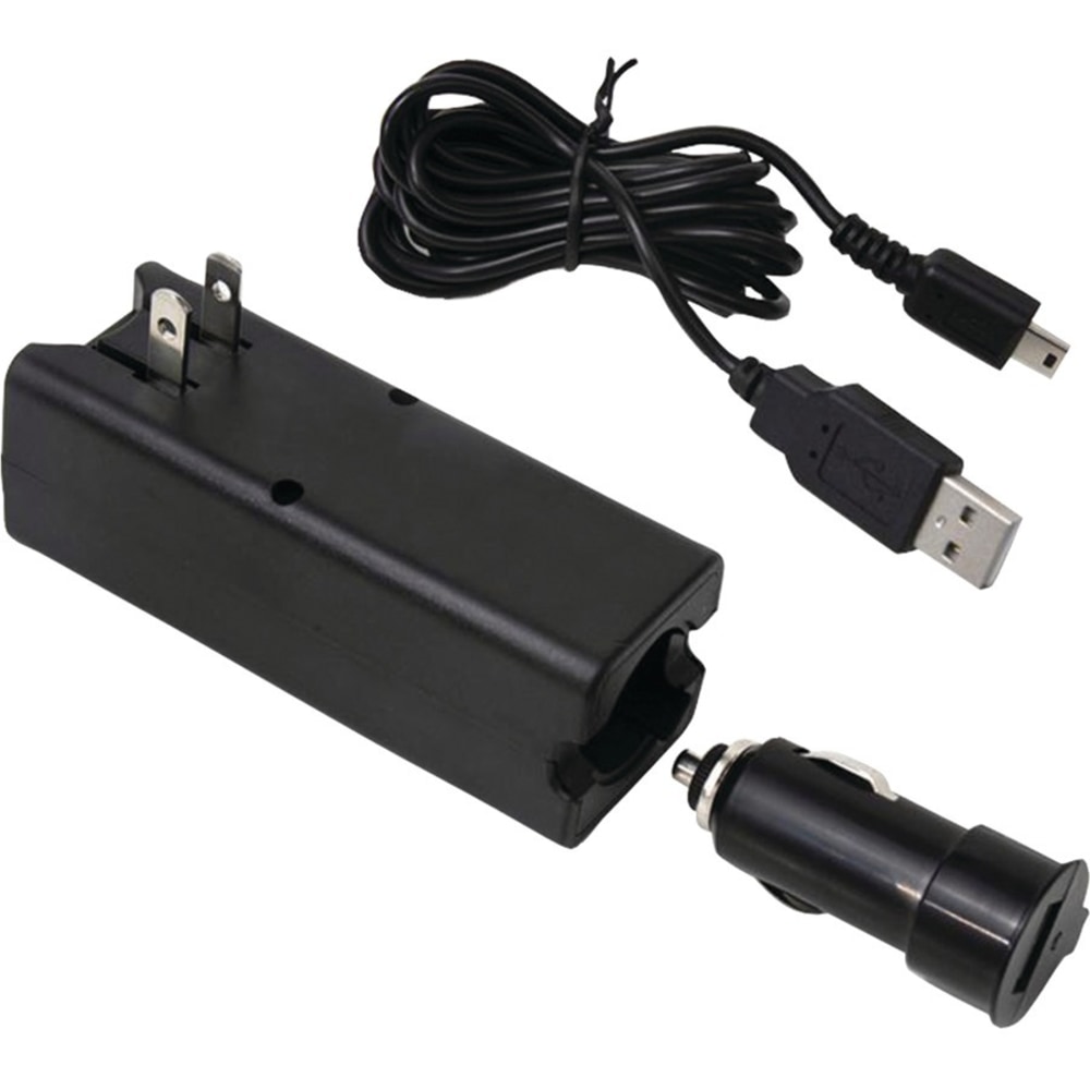 Rand McNally 3-in-1 Auto/AC Adapter - 110 V AC, 12 V DC, 220 V AC Input - 5 V DC Output MPN:0-528-00278-3