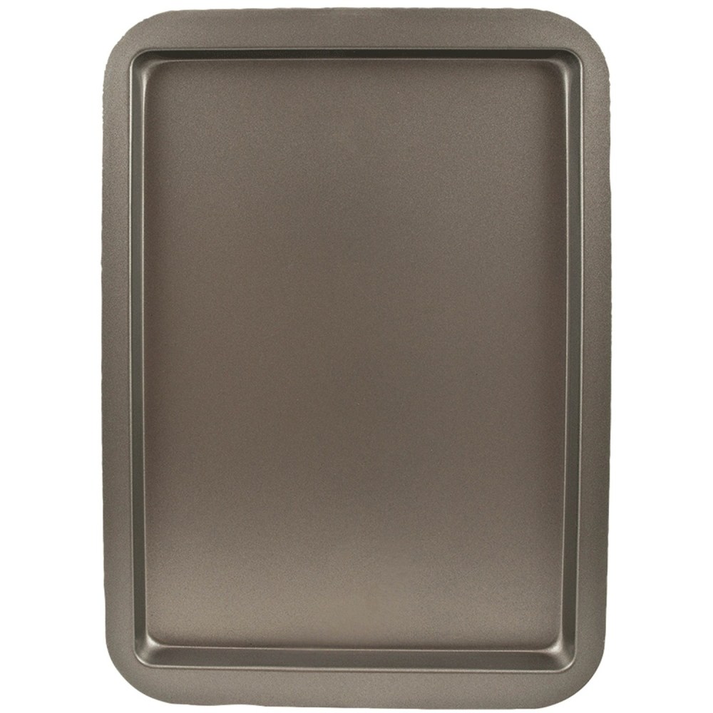 Range Kleen B02MC Non-Stick Medium Cookie Sheet - Baking, Roasting, Toasting - Dishwasher Safe - Gray, Black - Carbon Steel Body MPN:B02MC
