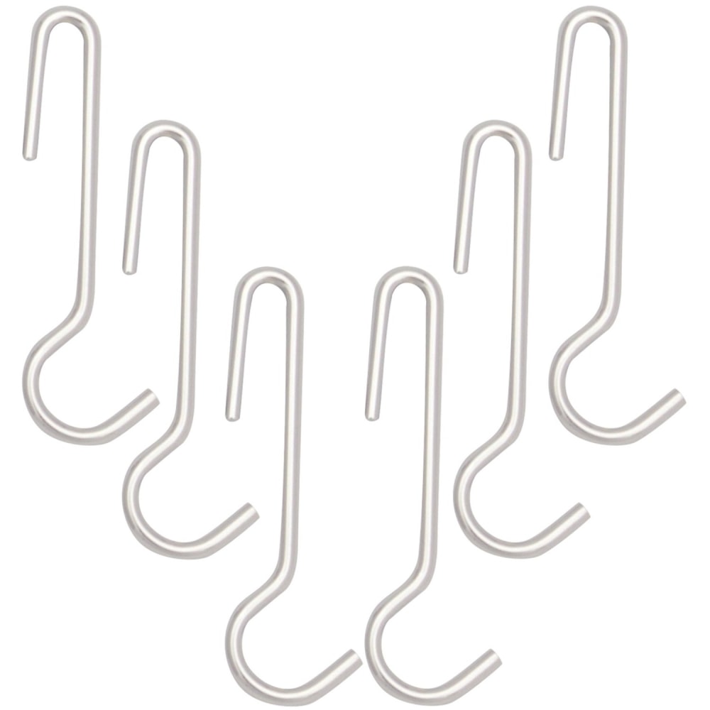 Range Kleen C59 6-Piece Chrome Narrow Pot Rack Hooks - for Utensil, Tool, Pot, Pot Rack, Pan - Chrome - 6 Piece MPN:C59