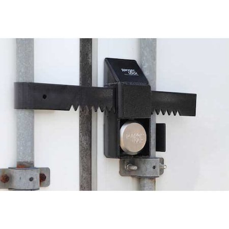 Padlock Guard, 15 in, Hardened Steel, Black MPN:RDPO-00