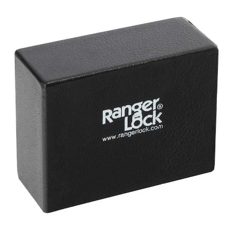 Padlock Guard, 3 in, Hardened Steel, Black MPN:RGCJ-00