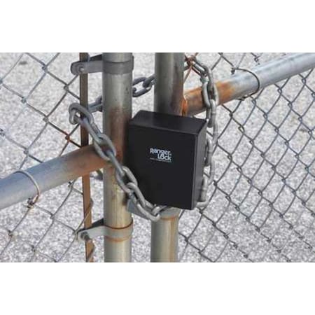 Padlock Guard, Hardened Steel, Blk, 5-1/4