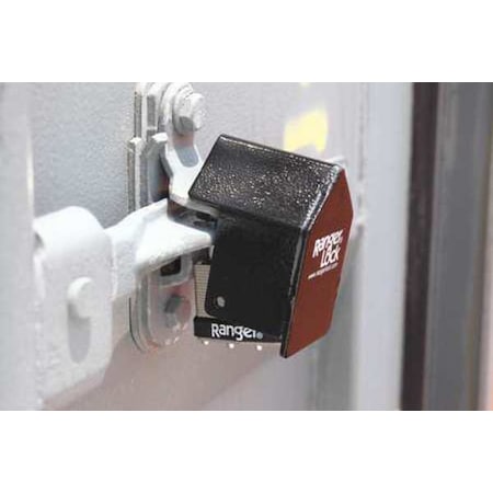 Padlock Guard, Hardened Steel, Blk, 2-3/4
