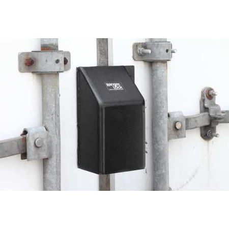 Padlock Guard, 4 in, Hardened Steel, Black MPN:RGLB-1L-USA
