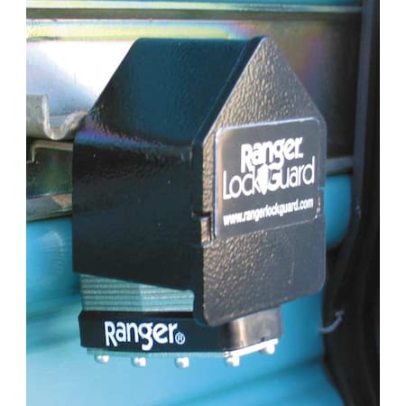 Padlock Guard, Hardened Steel, Blk, 2-1/2