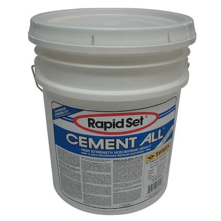 Concrete Repair Compound, Pail, Gray, Rapid Set MPN:GRA-RSCA-55