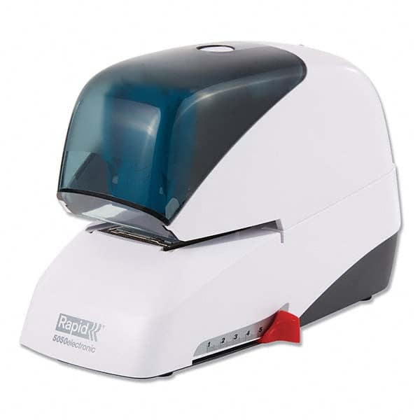 Staplers; Stapler Type: Electric; Stapler Style: Heavy-Duty; Sheet Capacity: 60; Staple Capacity: 5000; Color: White; For Use With: Paper MPN:RPD73157