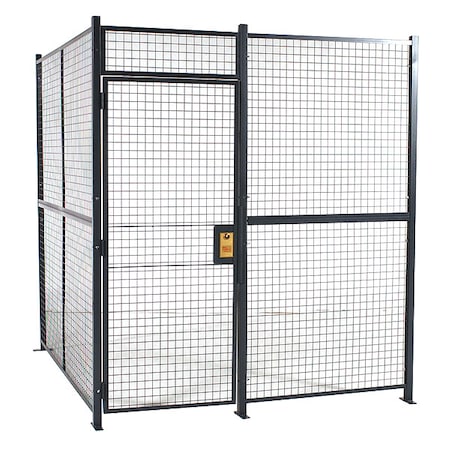 Welded Part Cage, 8 ft. 6inWx16 ft. 6inD MPN:810102W