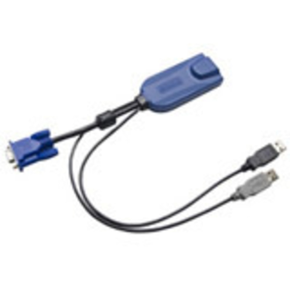Raritan Dominion KX II KVM Cable - HD-15 Male Video, Type A Male USB - RJ-45 Female Network MPN:D2CIM-DVUSB