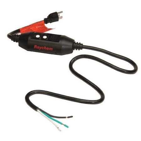 Plug In Cord Set, For Use With 120V WinterGard Heating Cables, Plastic MPN:171527-000