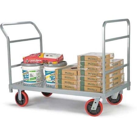 Platform Truck, 3200 lb, Steel, 54 in L MPN:3964