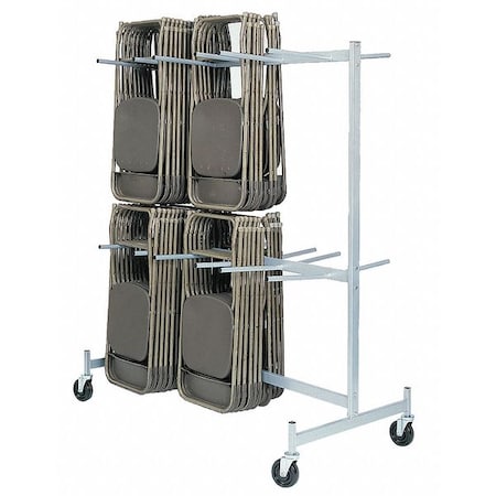 Folding Chair Cart, 800 lb. Load Capacity, Holds 72 Chairs MPN:900
