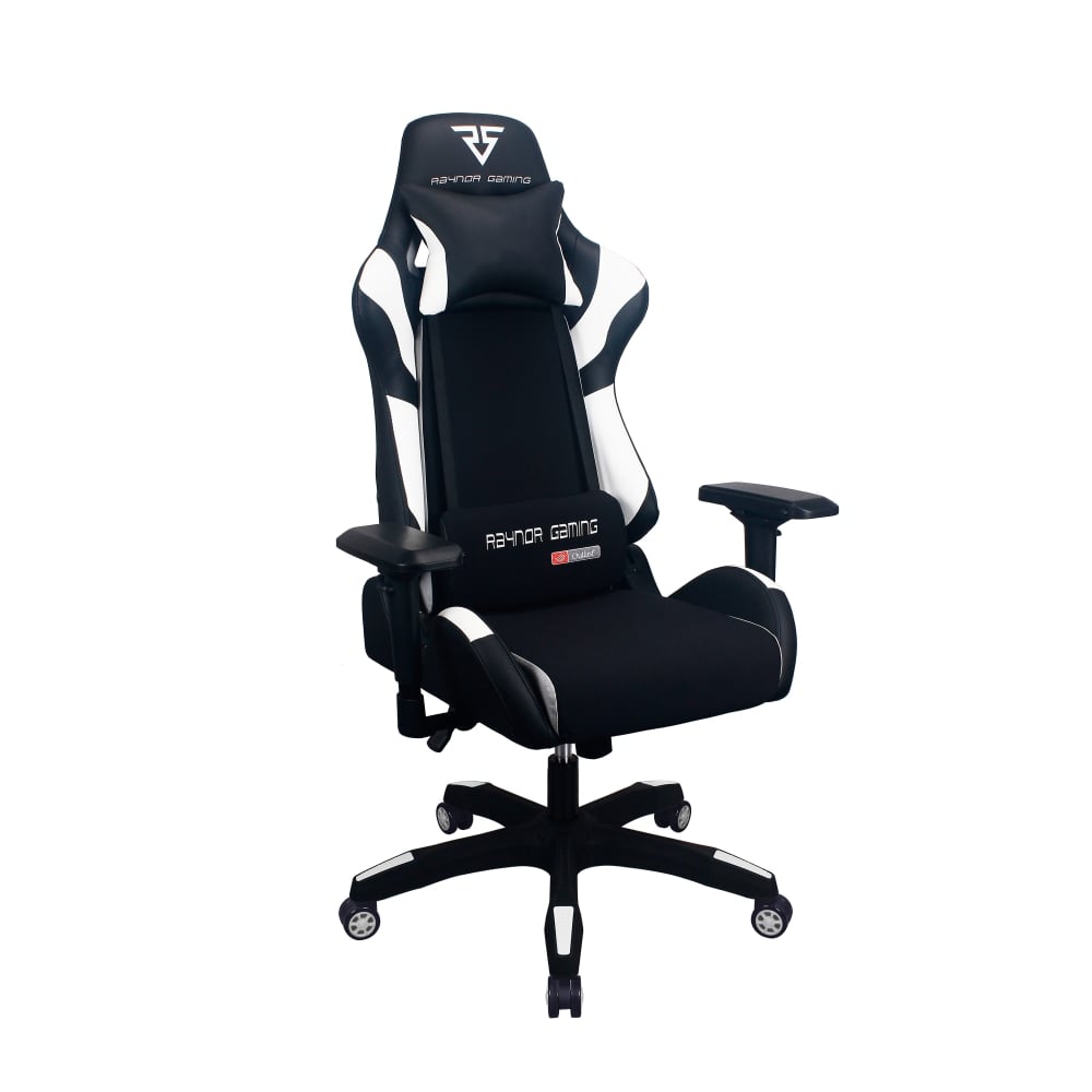 Raynor Energy Pro Gaming Chair, Black/White MPN:G-EPRO-WHT