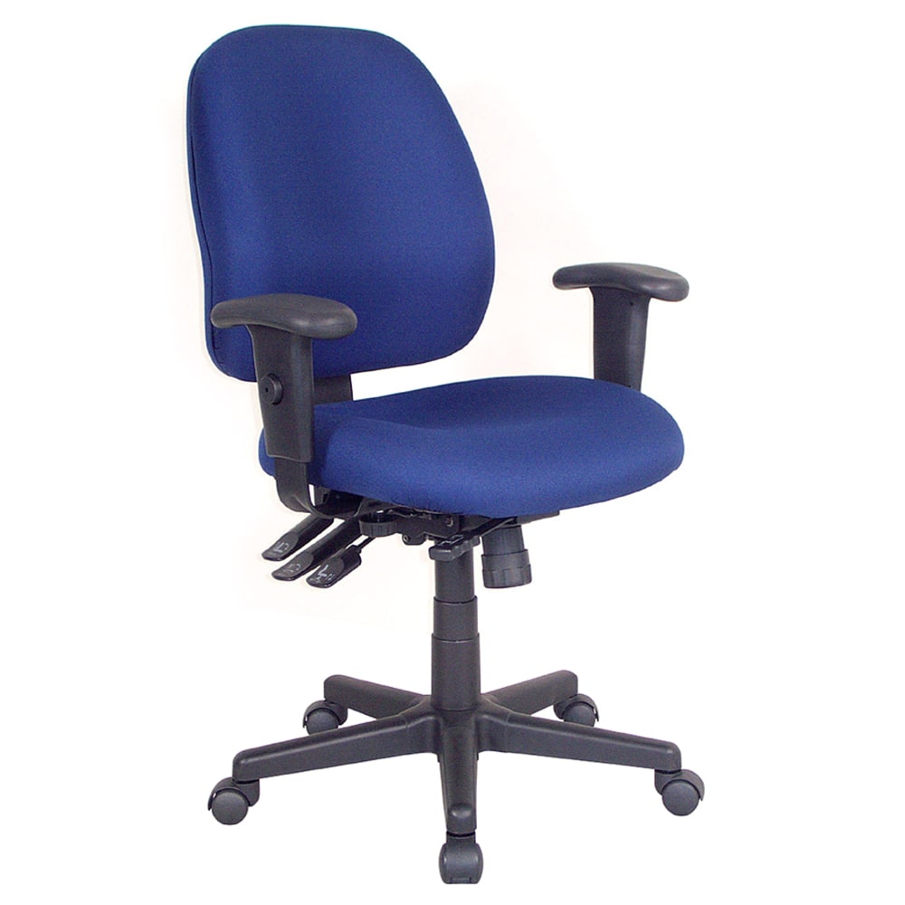 Raynor 4 x 4 Fabric Task Chair, Navy/Black MPN:49802ANAVY