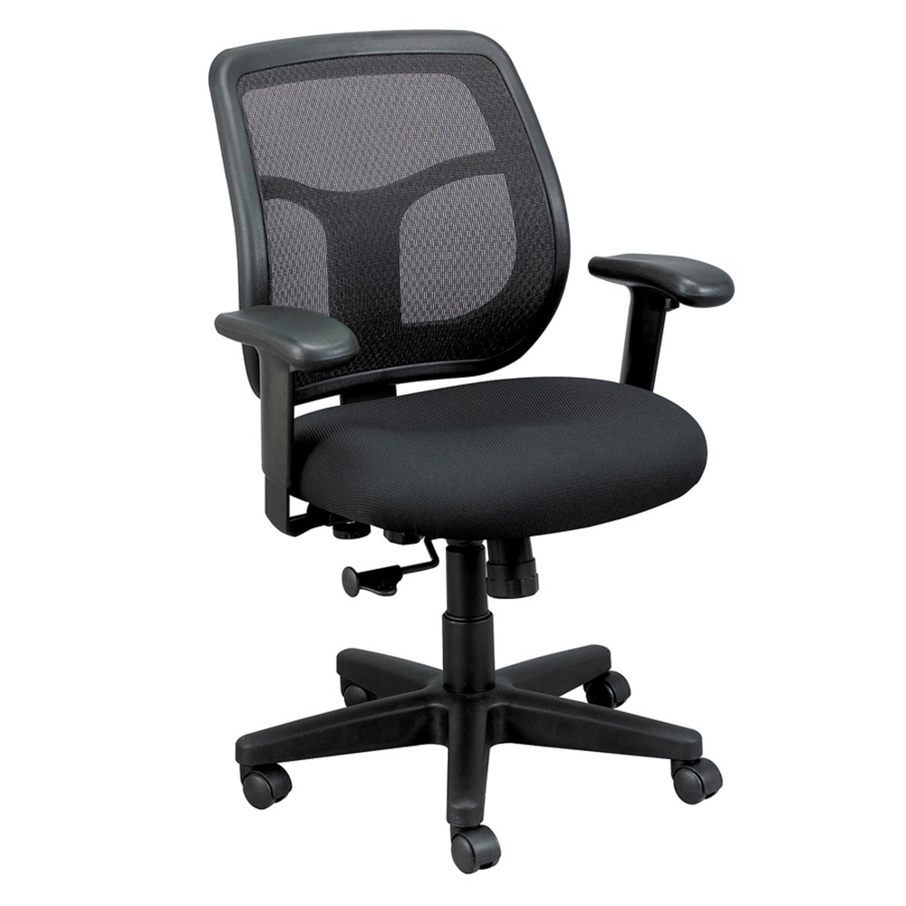Raynor Eurotech Apollo Mesh/Fabric Synchro Tilt Task Chair, Black MPN:MT9400-BK