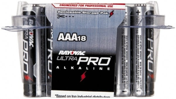 Standard Battery: Size AAA, Alkaline MPN:ALAAA-18PP