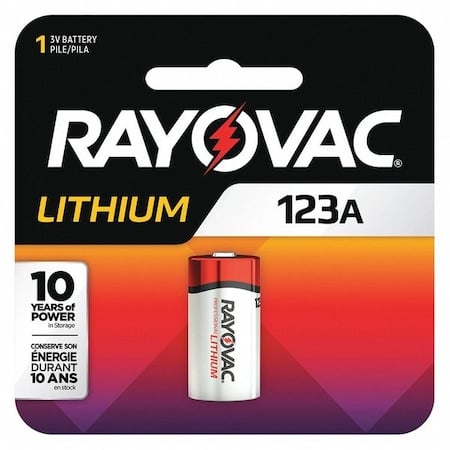 Photo Lithium Carded 123A 1-Pack- 3.0 Volt MPN:RL123A-1G
