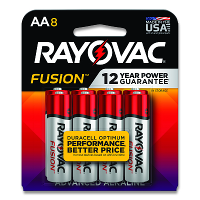 Fusion Premium Alkalineaa MPN:815-8TFUSK