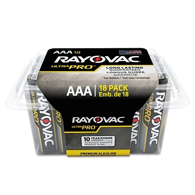 Ultrapro Alkaline Aaa Pack Reclosable MPN:ALAAA-18PPJ