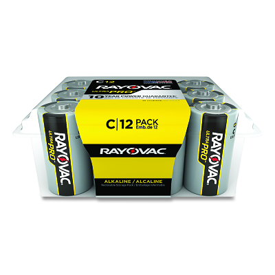 C Alkaline Battery Contractor 12-Pack MPN:ALC-12PPJ