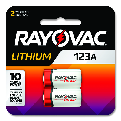 CR123A Photo Lithiumpk Has 2 Batteries MPN:RL123A-2G