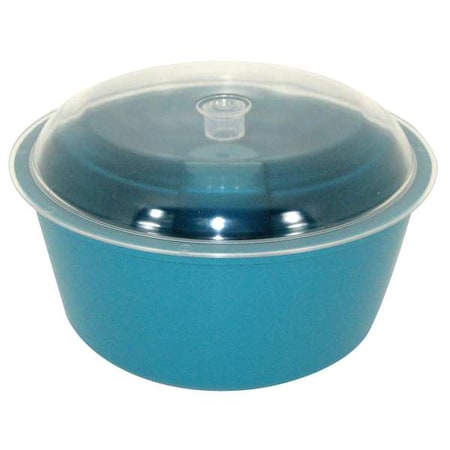 Vibratory Tumbler Bowl and Lid, 8In Dia. MPN:23-005