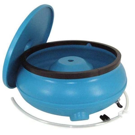 Vibratory Tumbler Bowl and Lid, 17In Dia. MPN:23-032